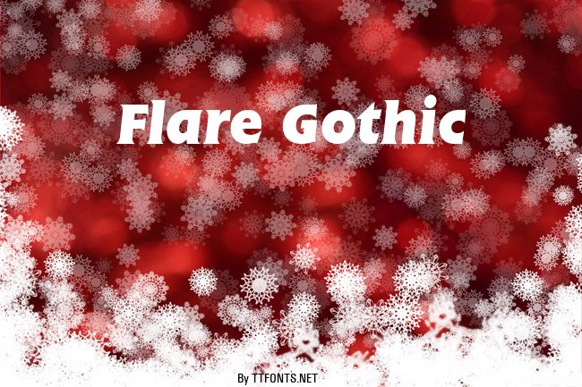 Flare Gothic example